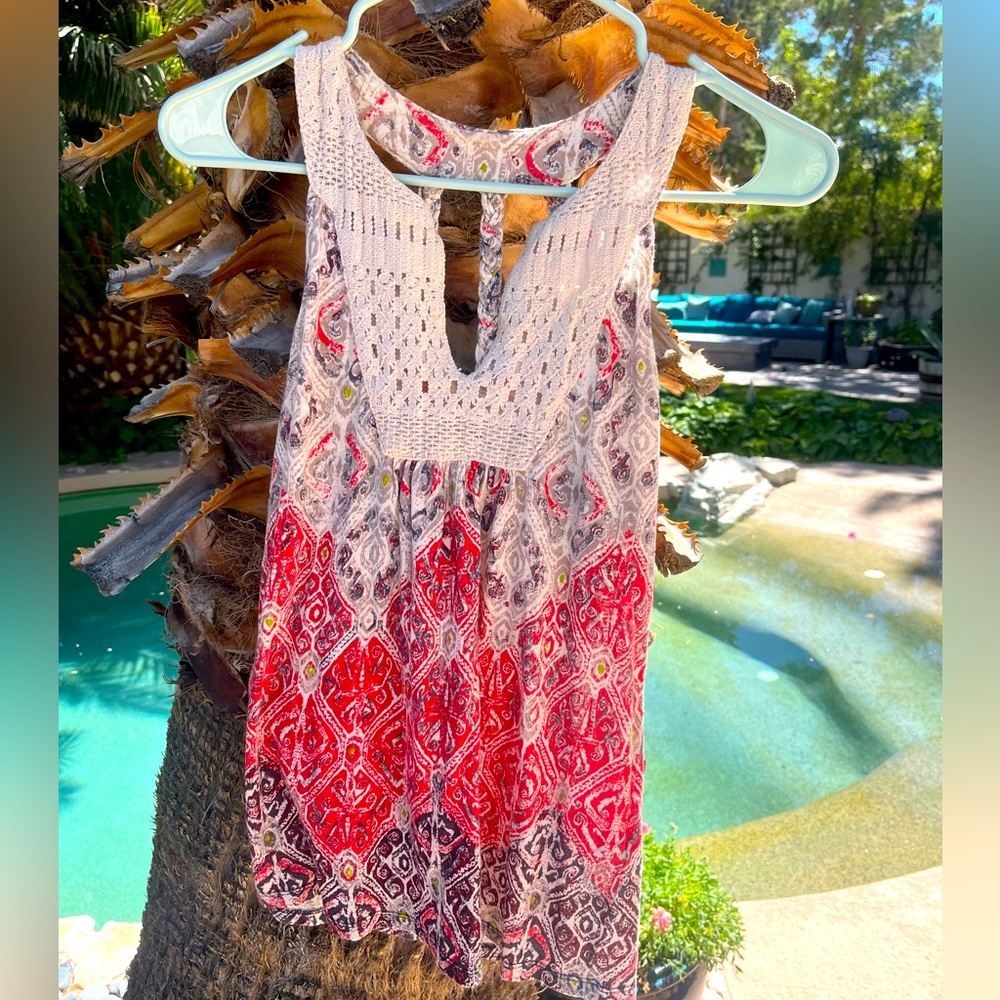 Lucky Brand tank with detail back